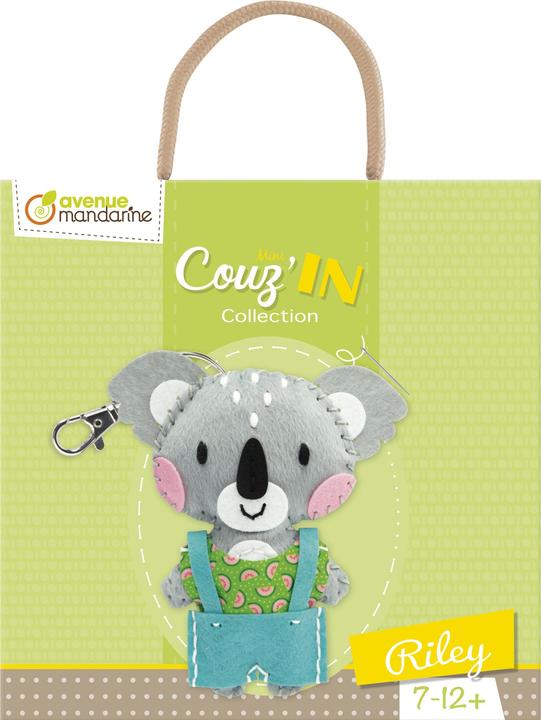 Actual product image Avenue Mandarine Craft set keychain Little Couz'IN
