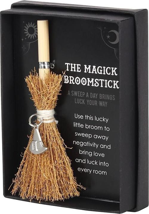 Image du produit Something Different Balai de sorcière Mini Magick Chapeau de sorcière