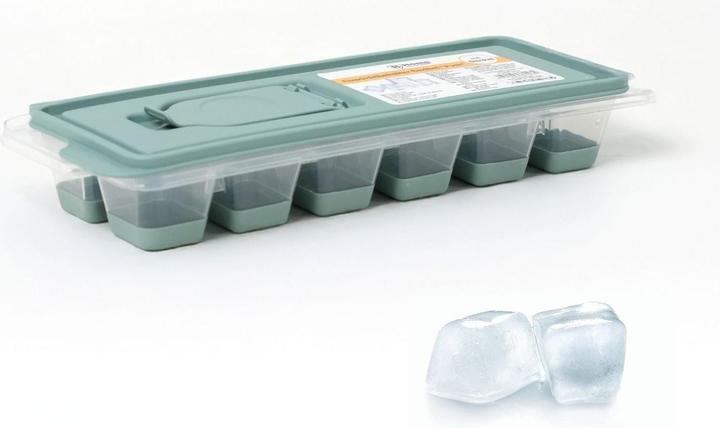 Produktbild B-Home Eiswürfelbehälter mit Deckel und Eingiesshilfe Eiswürfelform