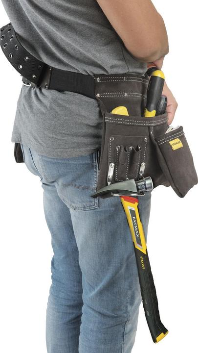 Actual product image Black & Decker Stanley LEATHER HAMMER AND NAIL BAG