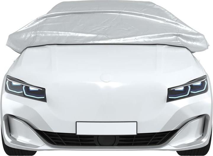 vidaXL Car cover half garage with hook M