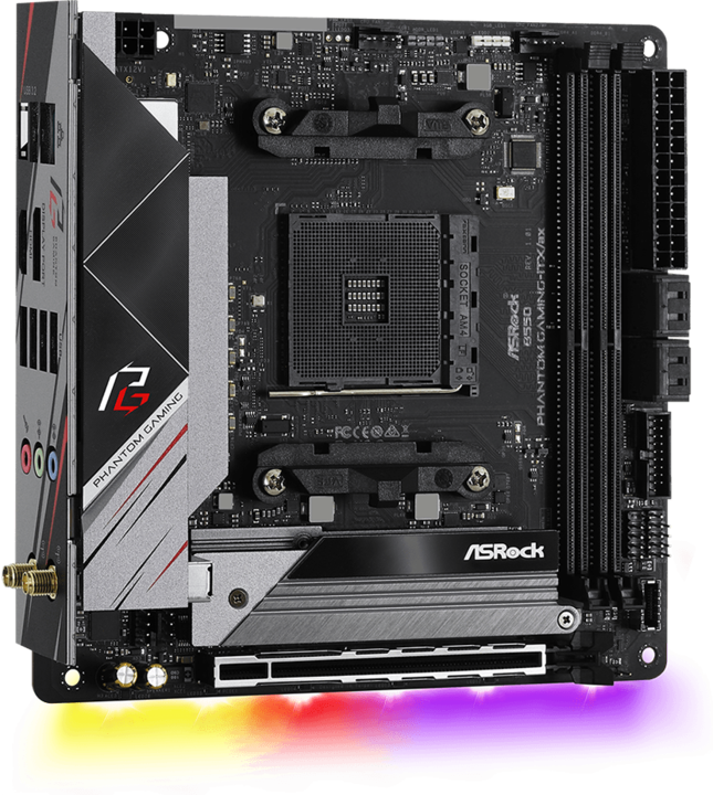 Produktbild AsRock B550 Phantom Gaming ITX (AM4, AMD B550, Mini-ITX)