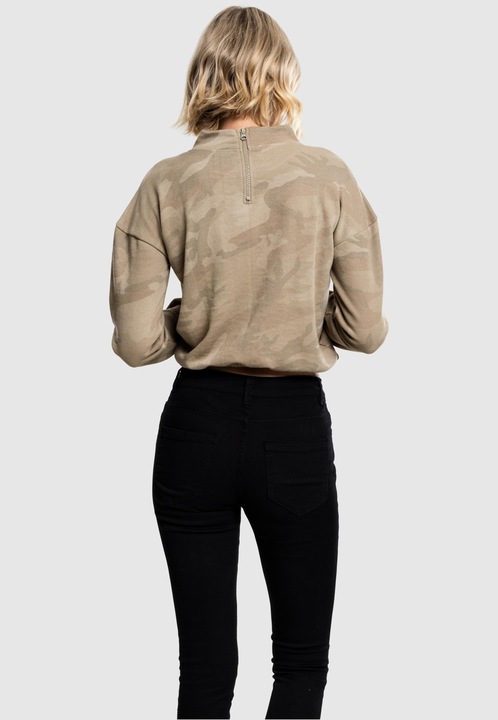 Actual product image Urban Classics Ladies Camo Turtleneck Crew (M)