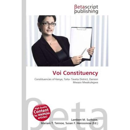 Voi Constituency, Fachbücher