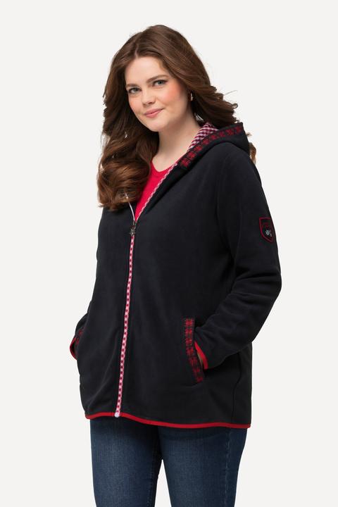 Actual product image Ulla Popken Hooded Fleece Zip-Up Jacket (42, 44)