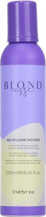 Inebrya ONDESSE No-Yellow Conditioner (ond.eached. grijs haar ) - Schuimconditioner tegen geel (250 ml)