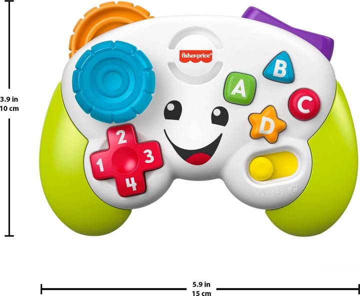 Immagine prodotto Fisher-Price Controller di gioco per l'apprendimento (D, DU, F, I, E) (Tedesco, Olandese, Inglese, Francese, Italiano)