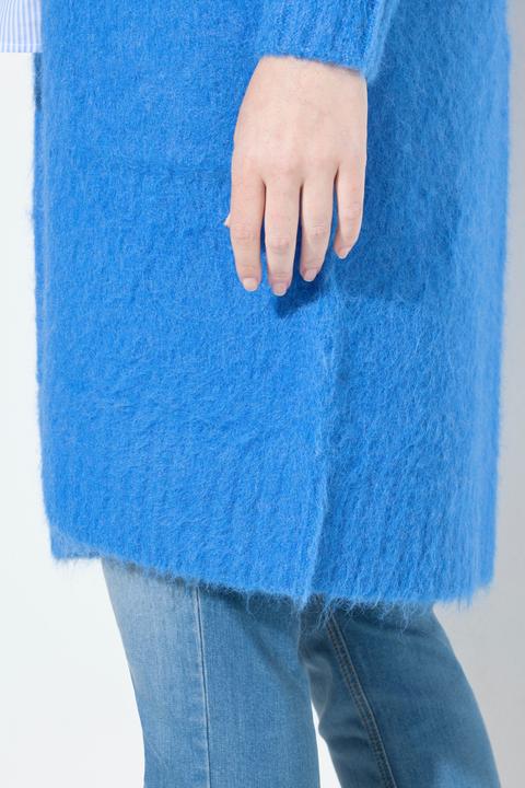 Produktbild Ulla Popken Long-Strickjacke, kuschelweich, offene Form, Langarm (56)