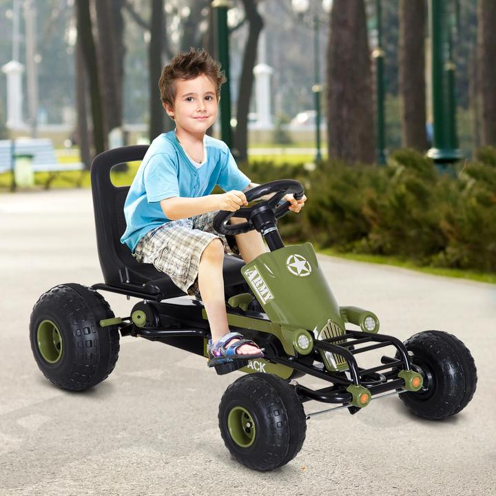 Produktbild Homcom Kinder Tretauto mit Handbremse