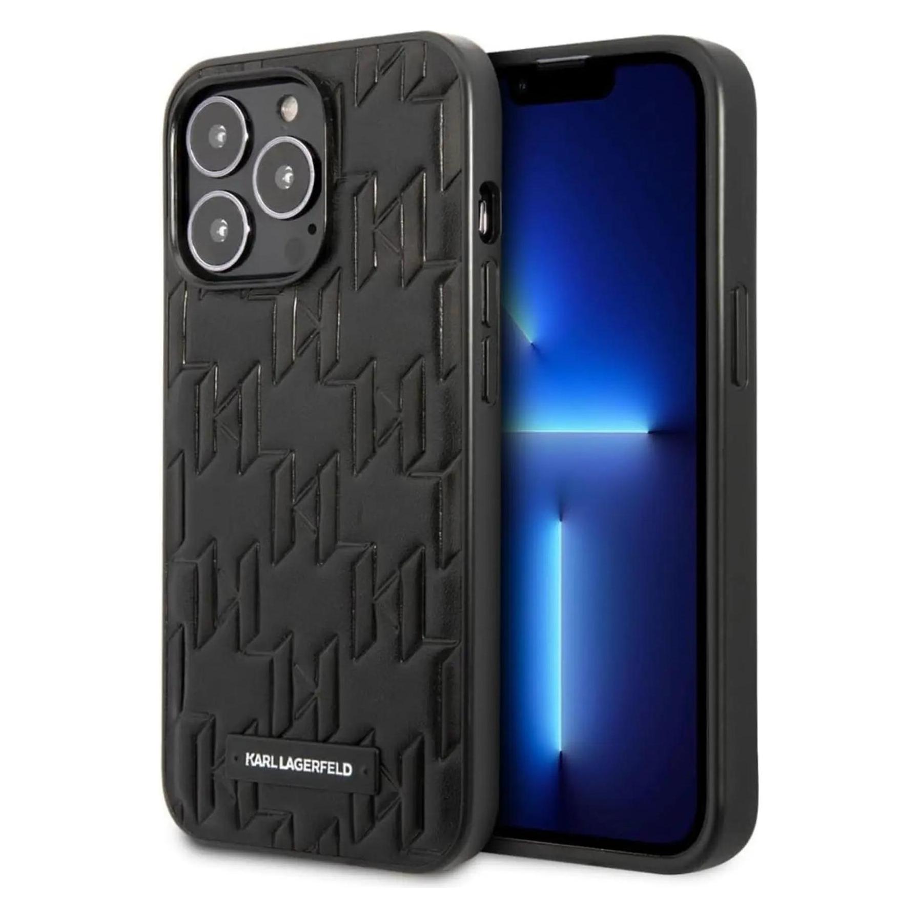Karl Lagerfeld Hard Case (Apple IPhone 13 Pro Max), Smartphone Hülle, Schwarz