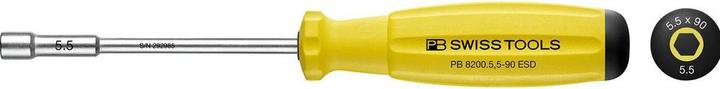 Actual product image PB Swiss Tools Socket wrench PB8200 5.5-90ESD (External hexagon)