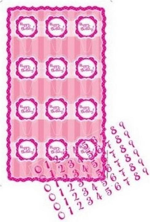 Produktbild Creative Party Personalisiert Tortendekoration Happy Birthday Set Kunststoff