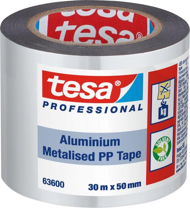 Actual product image tesa Aluminiertes PP-Band 50 mm 30 m kleiner Kern (50 mm)