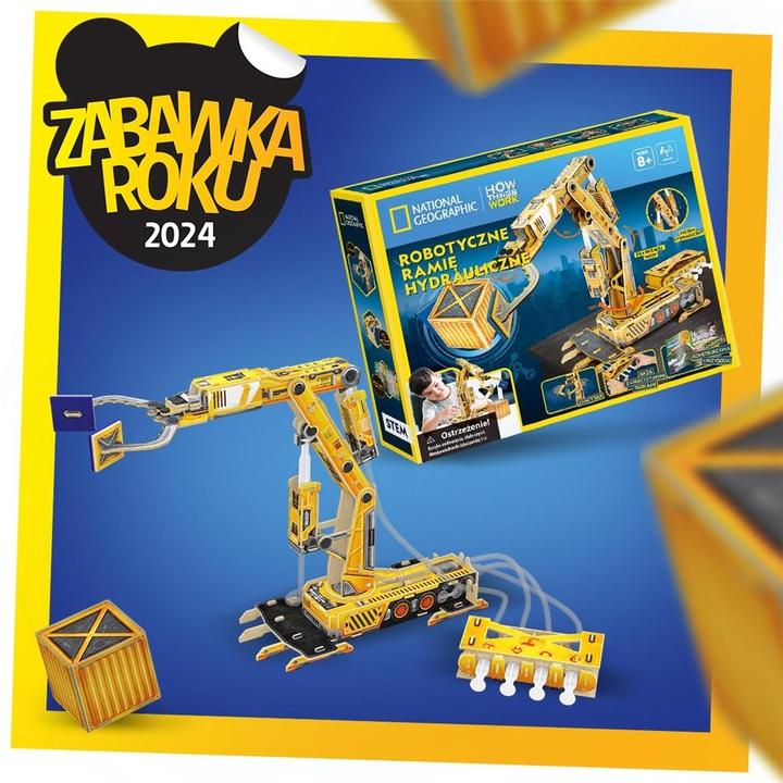 Produktbild Cubicfun 3D Puzzle Robotic Hydraulic Arm National Geographic DS1092H Cubic Fun (4 Teile)