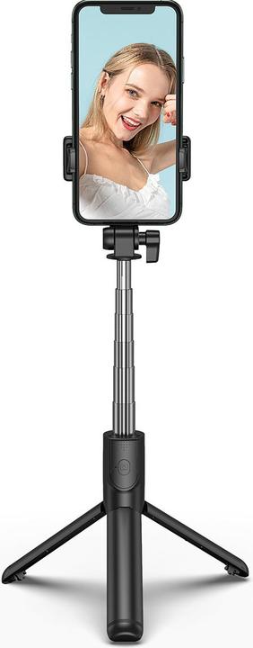 Produktbild Hurtel Selfie stick WHS1Y telescopic tripod 1m with phone holder - black