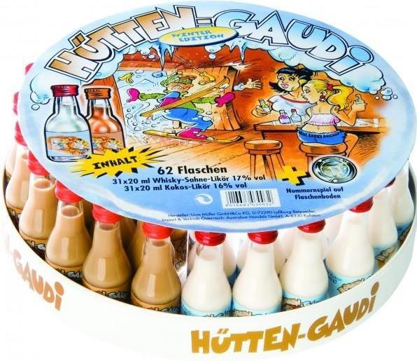 GaudiMax Hütten - Tablette Gaudi Winter Mix (tablette blanche) 62 x 2 cl 16/17