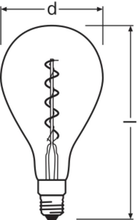 Immagine prodotto Osram Annata 1906 (E27, 5 W, 300 lm, 4 x, G)