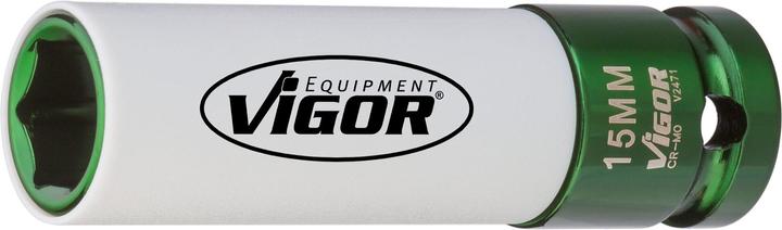 Produktbild Vigor Schlagschrauber Steckschlüsseleinsatz ∙ V2471 ∙ Vierkant12,5 mm (1/2 Zoll) ∙ Aussen Sechskant … (15 mm)