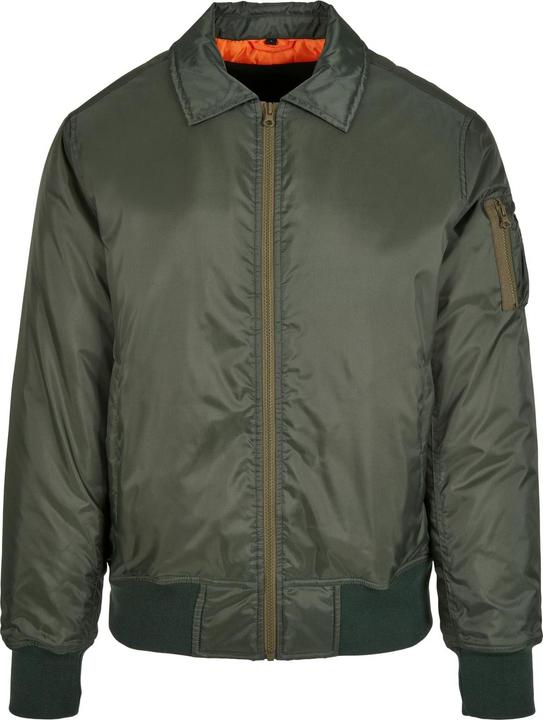 Actual product image Build Your Brand Mens Collared Bomber Jacket (M)