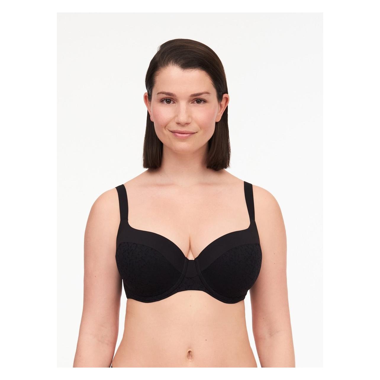 Chantelle, Bh's, EasyFeel - Norah - T-shirt Bra - Zwart - 90D, Zwart, (90 D)