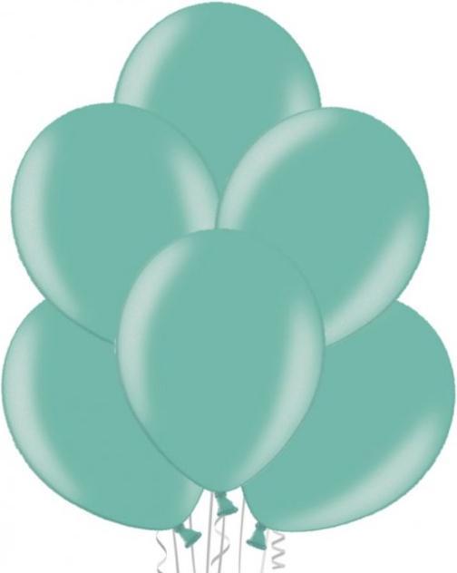 Actual product image Belbal Balloon metallic blue green, Ø 30 cm, 50 pieces (50 x)
