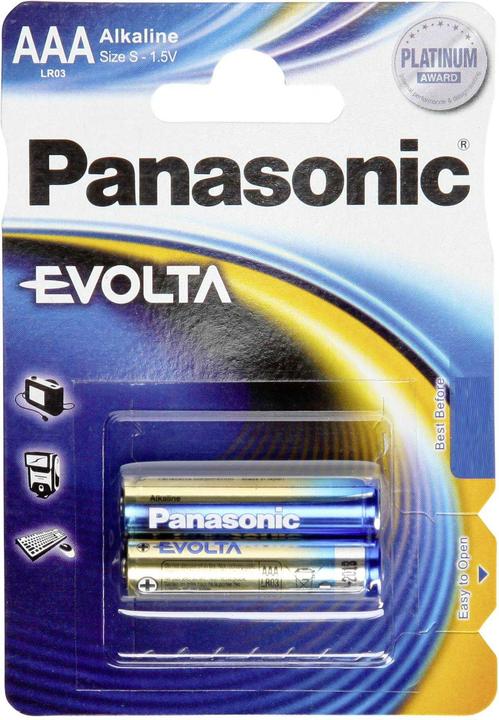 Actual product image Panasonic Evolta LR 03 Micro (2 pcs., AAA)