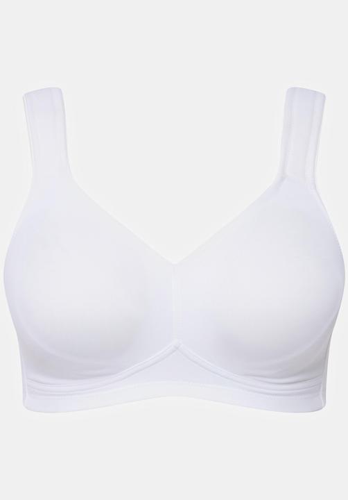 Produktbild Ulla Popken Mikrofaser-BH, 2er-Pack, ohne Bügel, vorgeformte Cups (2er Pack, 125 E)