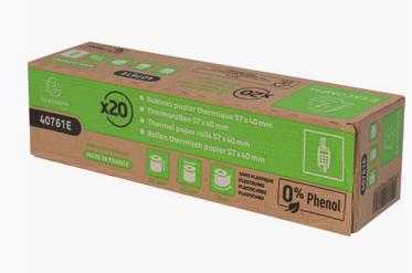 Actual product image Exacompta Receipt Roll 55g, 57x40mm-18m - White - New