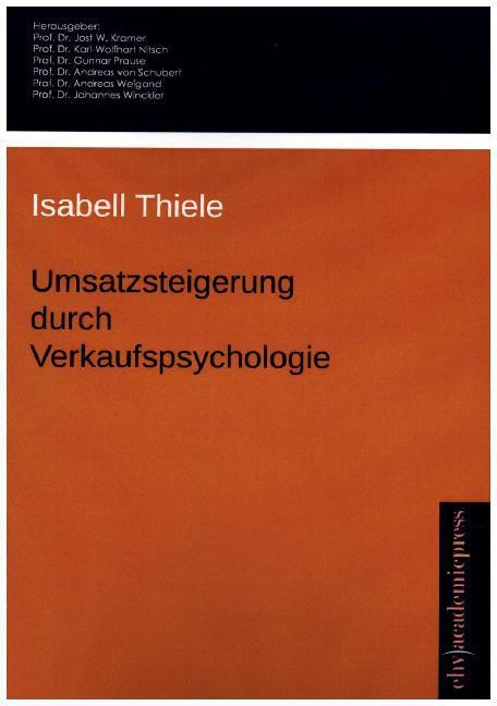 Produktbild Umsatzsteigerung durch Verkaufspsychologie (Deutsch, Isabell Thiele, 2014)