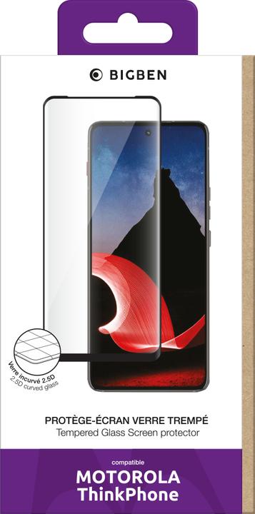 Actual product image Bigben Connected Tempered Glass 2.5D Motorola ThinkPhone (1 Piece, Motorola ThinkPhone)