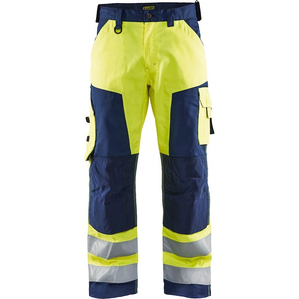 Blakläder, Arbeitshose, Herren Warnschutzhose 1566 gelb Groesse 27 (27)