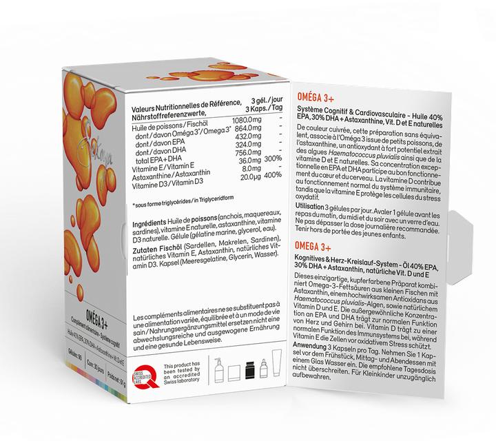 Immagine prodotto Sekoya Omega 3+ | DHA & EPA (90 pz., Pillole)