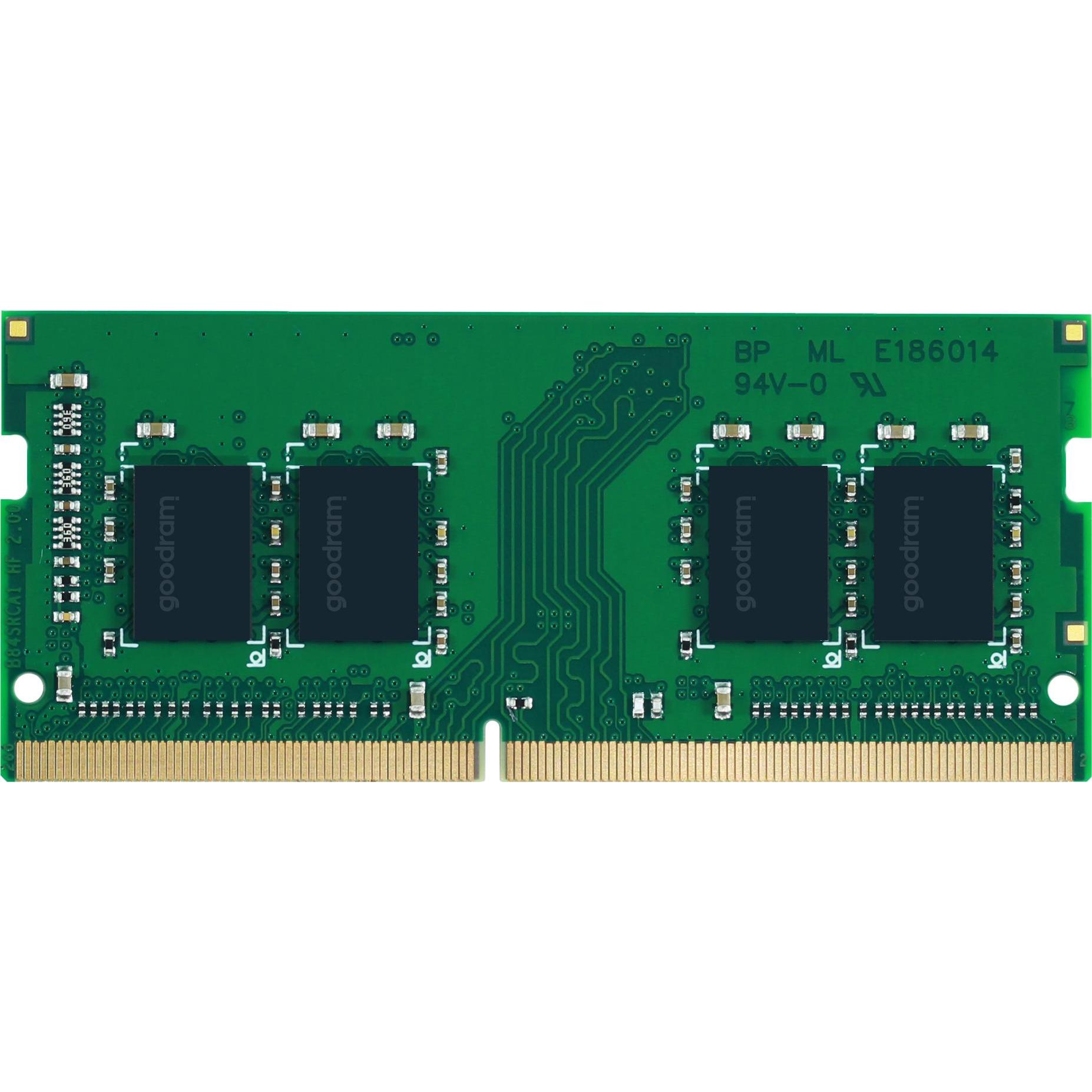 Goodram Gr2400s464l17s (1 x 4GB, 2400 MHz, DDR4-RAM, SO-DIMM), RAM, Grün