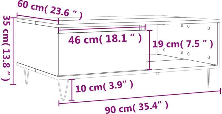 Image du produit vidaXL Couchtisch