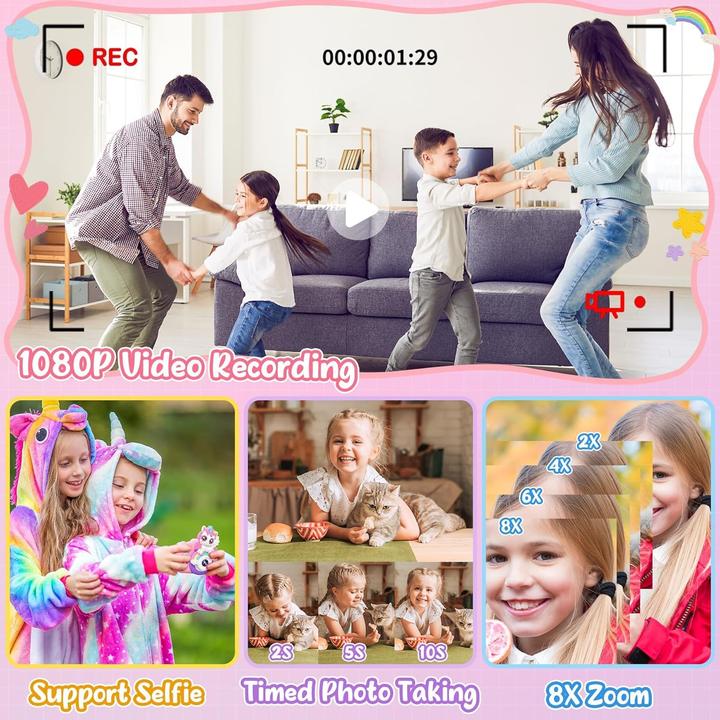 Produktbild ‎Gontence Digitalkamera für Kinder mit 2.0 Bildschirm