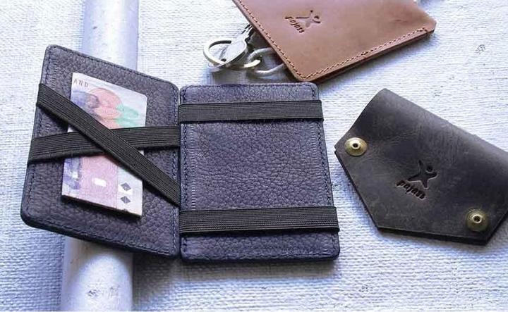 Actual product image Pajass Leather credit card holder