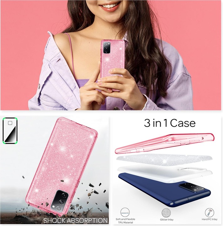 Immagine prodotto Nalia Copertura glitterata (Samsung Galaxy S20 FE)
