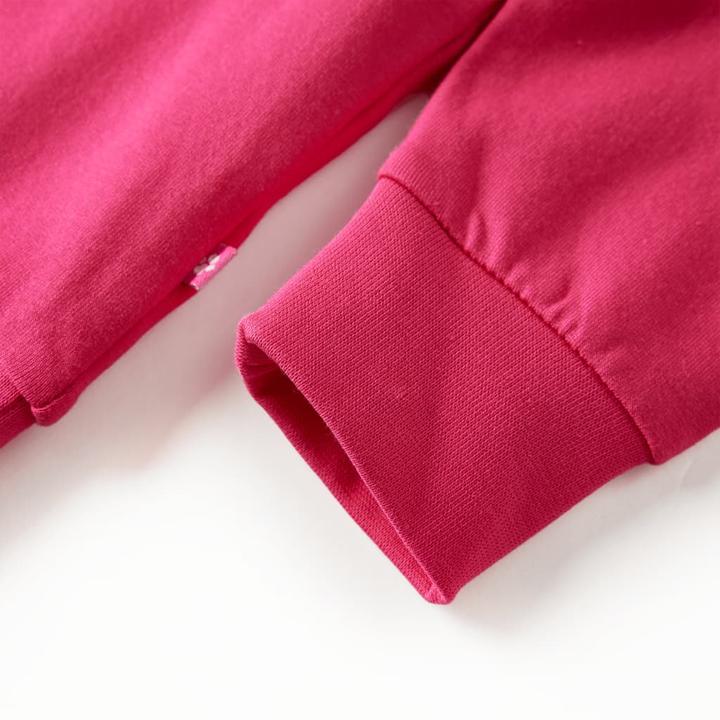 Immagine prodotto VidaXL Felpa da bambino rosa brillante 104,Materiale: 95 % cotone. 5 (104)