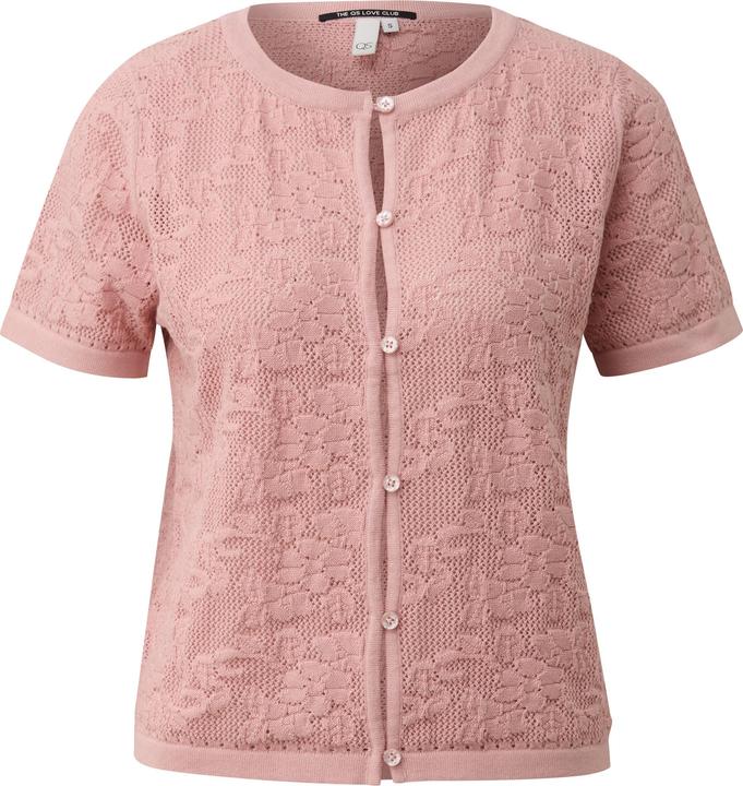 Actual product image s.Oliver Halbarmstrickjacke mit Ajourmuster (M)