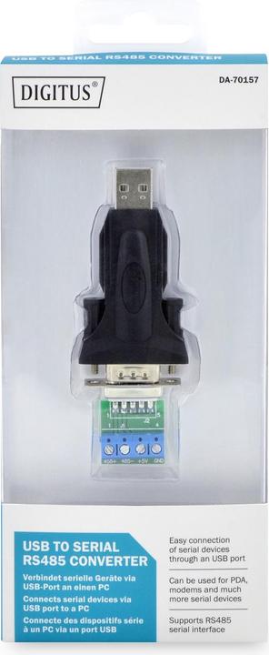 Image du produit Digitus Convertisseur USB 2.0 vers série (USB)
