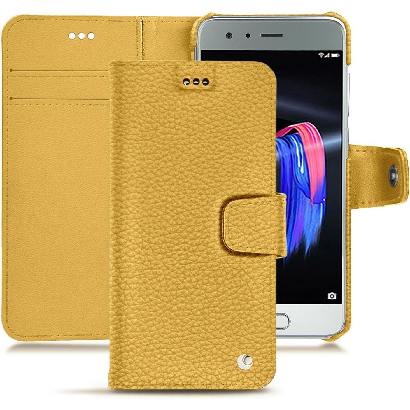 Noreve Lederschutzhülle Wallet (Honor 9), Smartphone Hülle, Orange