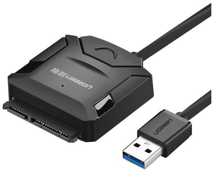Ugreen SATA to USB 3.0 adapter cable for SATA SSD HDD with power supply unit