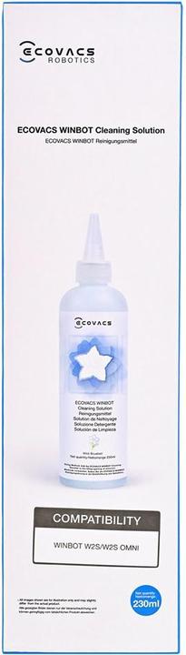 Actual product image Ecovacs WINBOT Cleaning Solution 230 ml