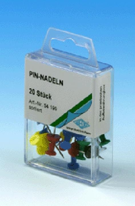 Produktbild Wedo Reissnägel 9 mm Mehrfarbig, 600 Stück (600 Stück, 9 mm)