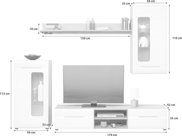 Actual product image Wojcik Wall unit