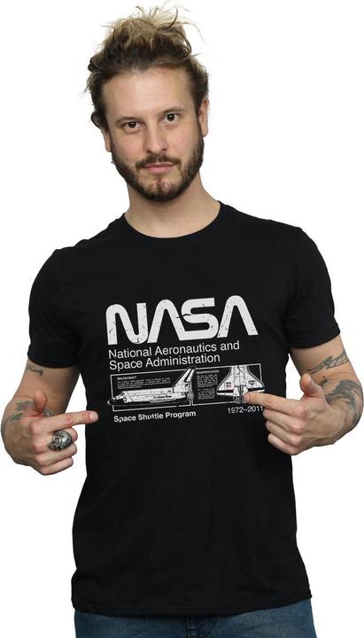 Immagine prodotto Nasa Maglietta da uomo in cotone Space Shuttle (3XL)