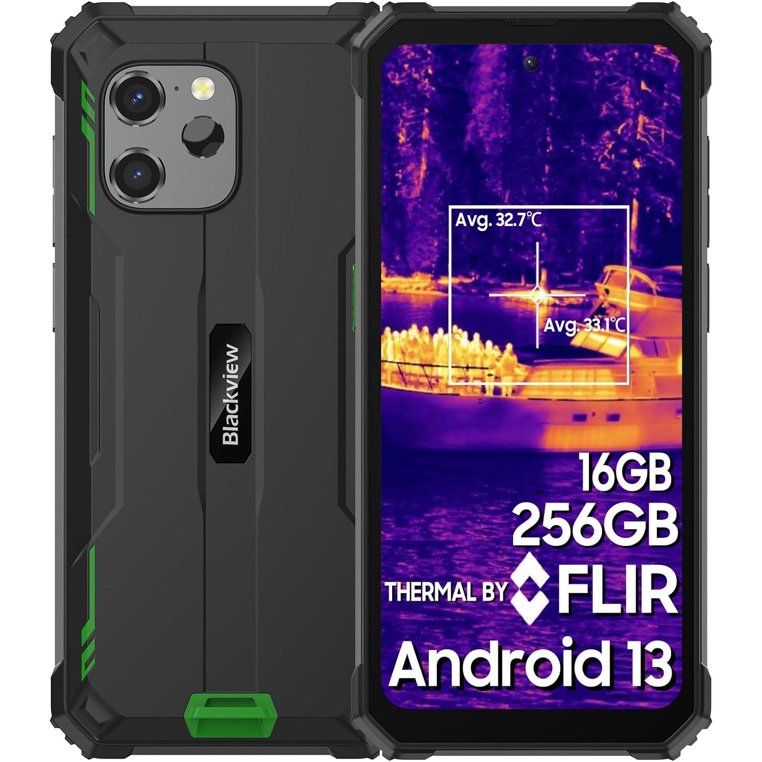 Thumbnail - Blackview BV8900 (256 GB, Grün, 6.50", Dual SIM, 5 Mpx, 4G), Smartphone, Grün