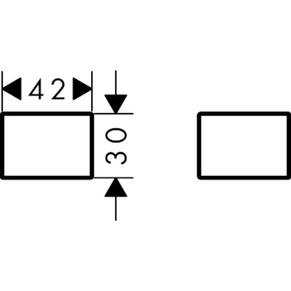 Thumbnail - hansgrohe, Badarmatur, Axor Universal Accessories Abdeckung für Reling