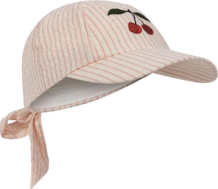 Actual product image Konges Slojd Ellie SchleifenCap Peony Stripe