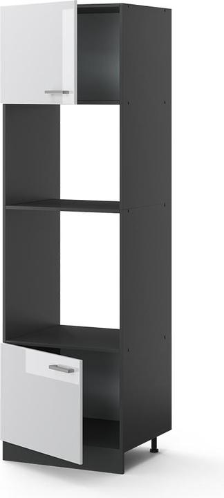 Anthrazit, Weiss Hochglanz